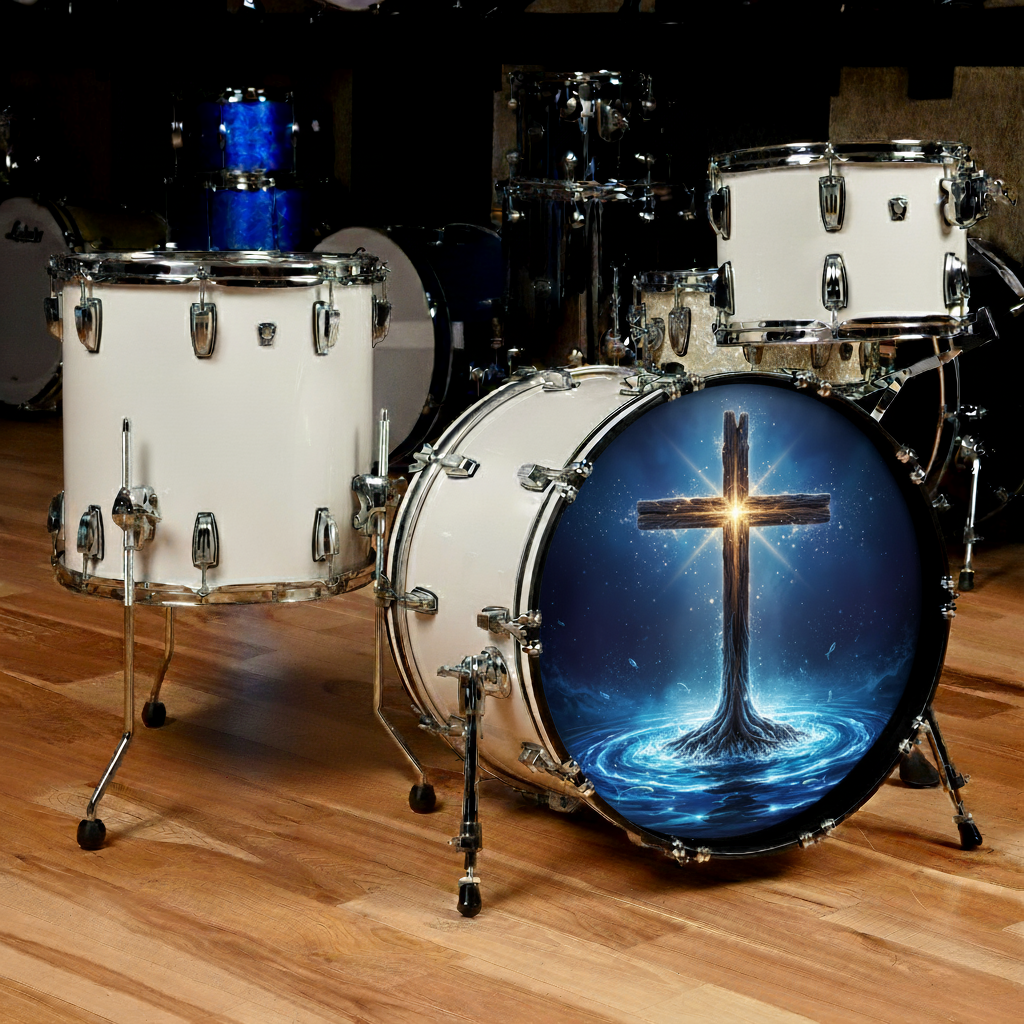Custom Worship Bass Drum Resonant Head