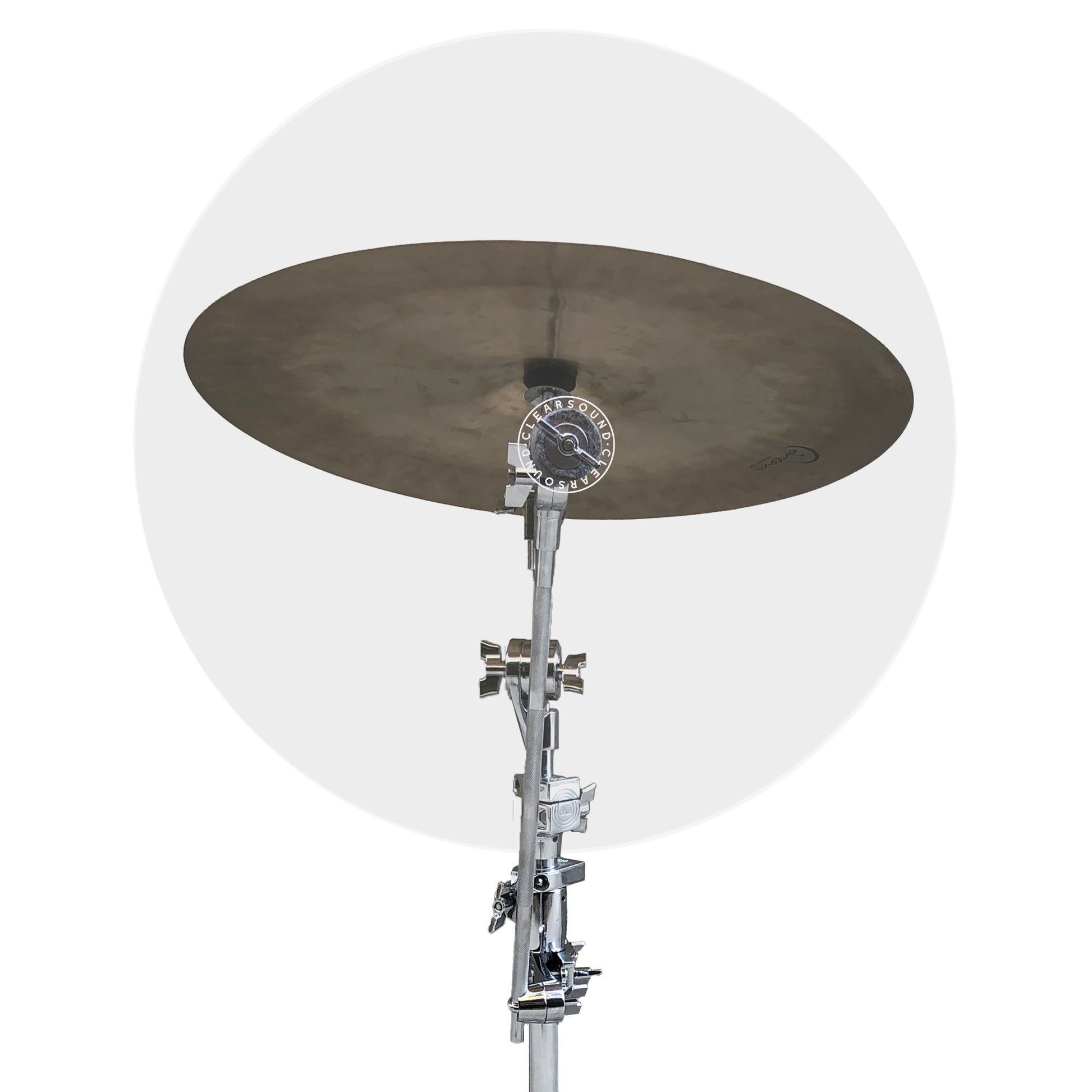 Cymbal Stand Baffle Mount. Cymbal Baffles and Stands, Shy Baffles and Sets.