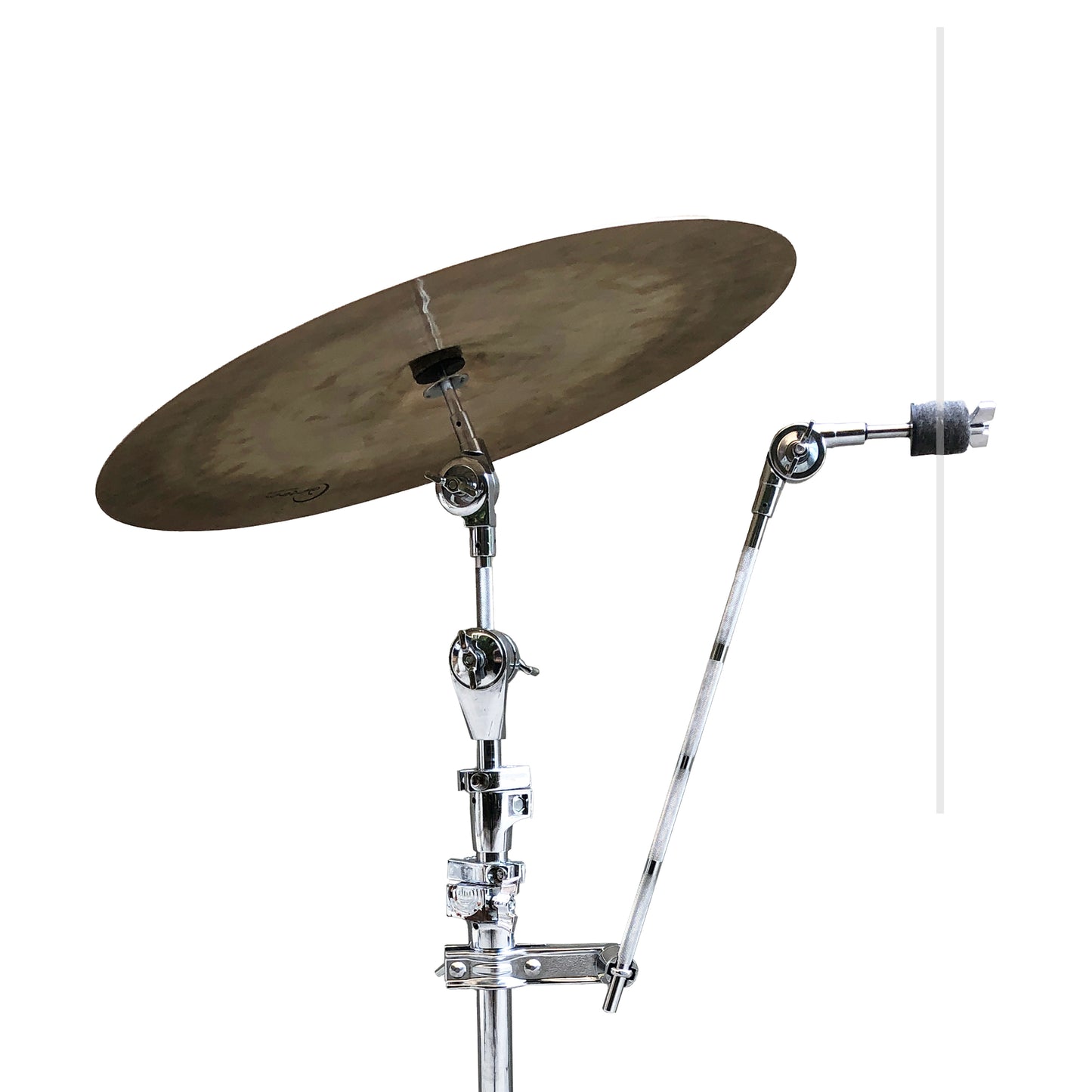 Cymbal Baffle Mounting Attachment. Cymbal Baffles and Stands, Shy Baffles and Sets.